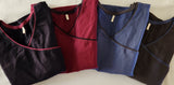 Black, Burgundy, Steel Blue nd Dark Gray